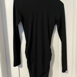 Elegant Black Long Sleeve Dress